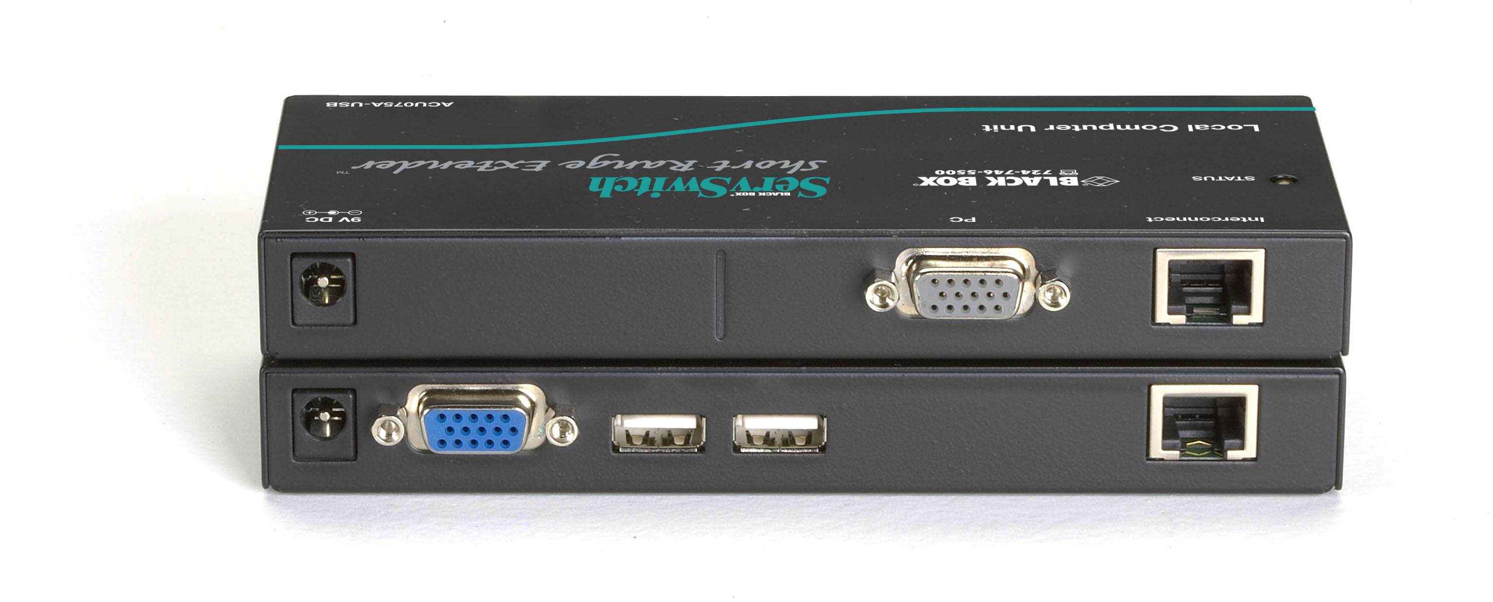 KVM Extender - Short-Range (75-ft,), VGA, USB, CATx | Black Box KVM Extender - Short-Range (75-ft,), VGA, USB, CATx | Black Box