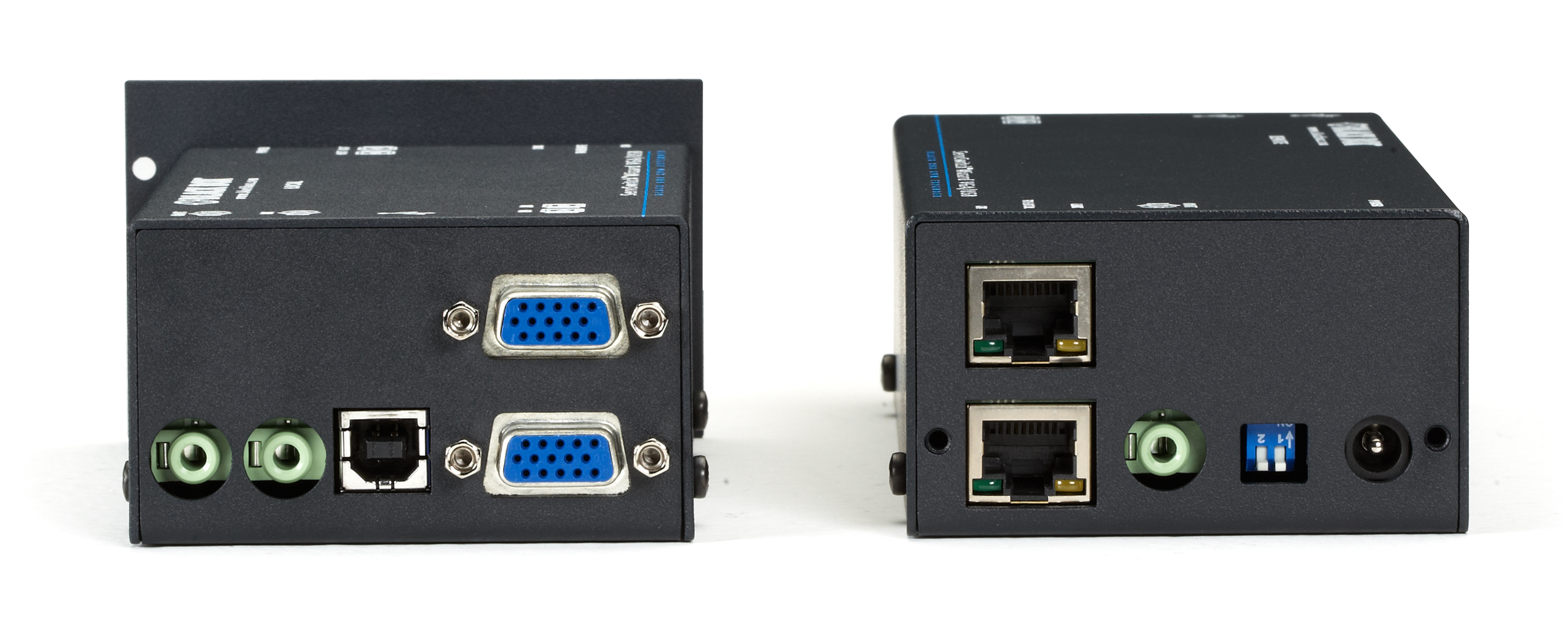 KVM Extender - Dual VGA, USB 2.0, Audio, Single-Access, CATx