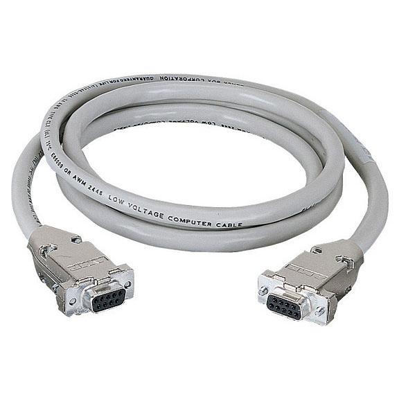 RS232 Shielded Cable - Metal Hood, DB9 | Black Box