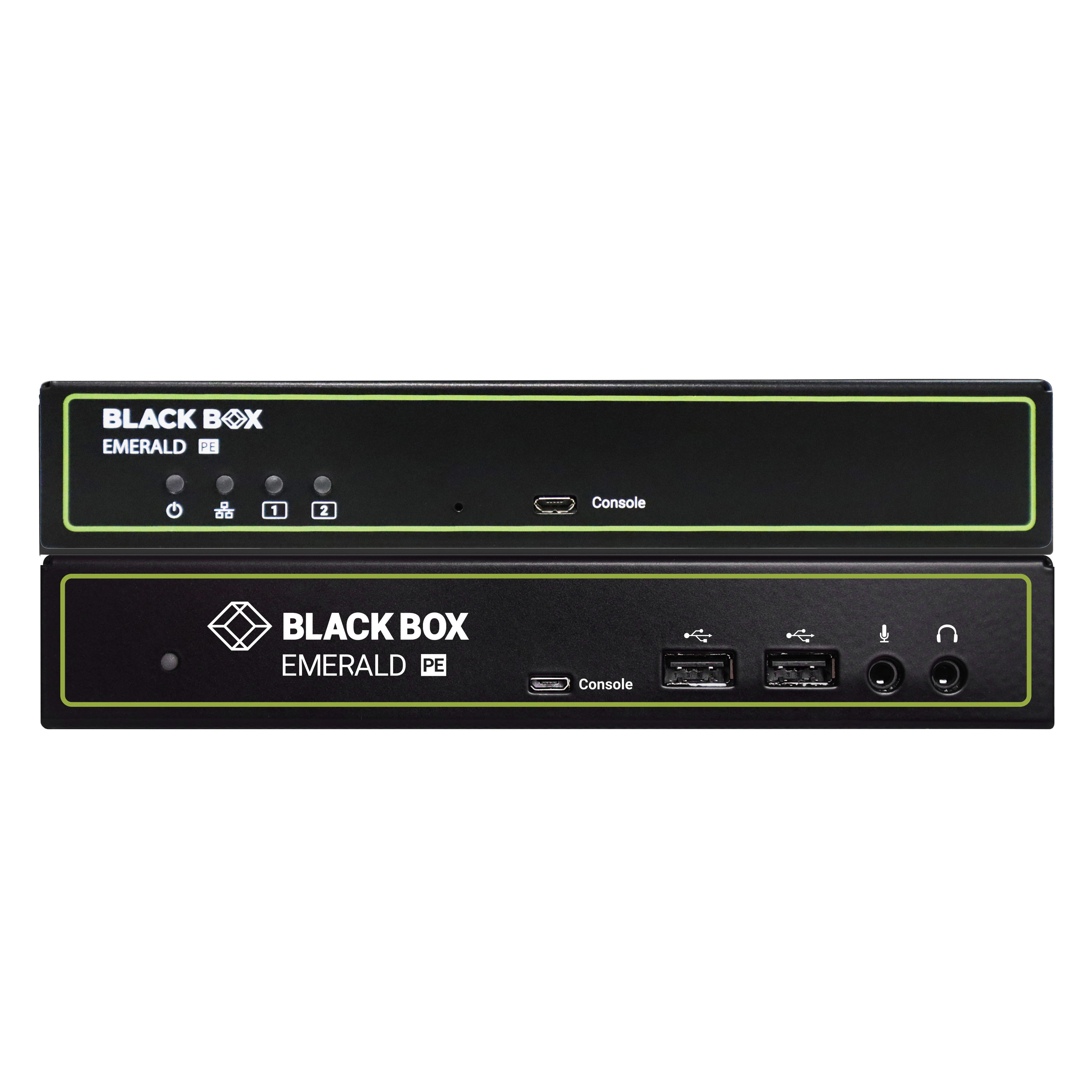 KVM-over-IP - DVI-D, USB 2.0, Audio, PoE, RJ45 and SFP | Black Box