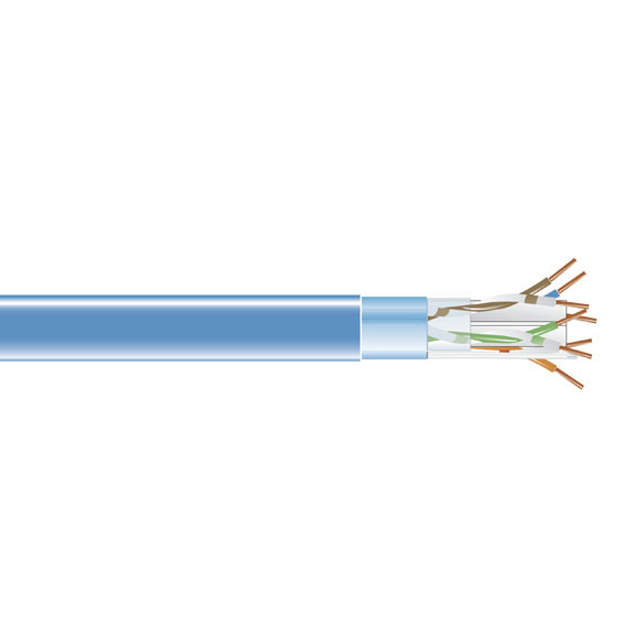 ロピア 爆買い CAT6 400-MHz Solid Bulk Cable F/UTP CMP Plenum 1000FT Spool ケーブル・アクセサリ