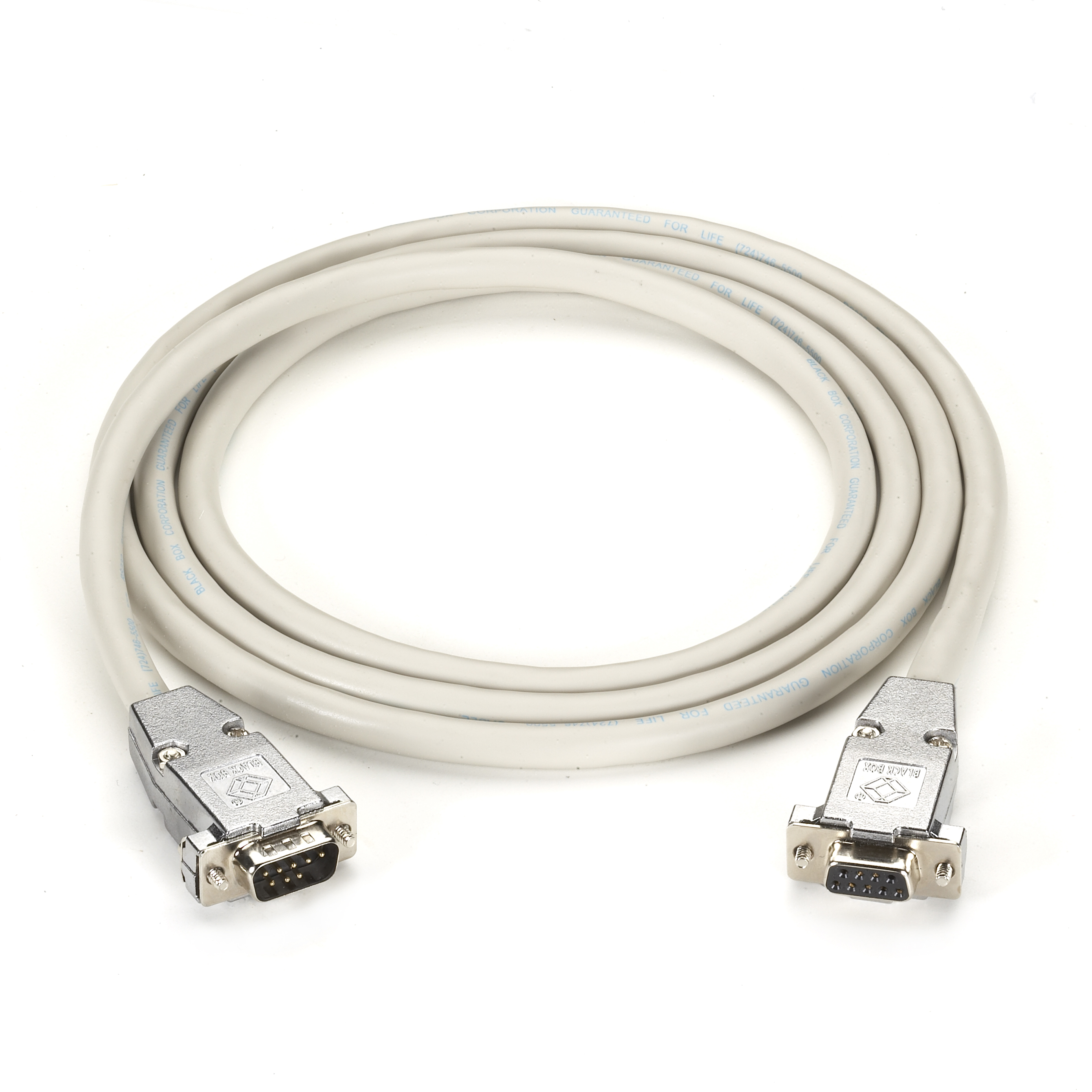 RS232 Shielded Null Modem Cable - Metal Hood, DB9 | Black Box