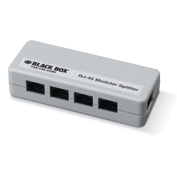 RJ45 Modular Splitter - (1) RJ45 to (4) RJ45 | Black Box