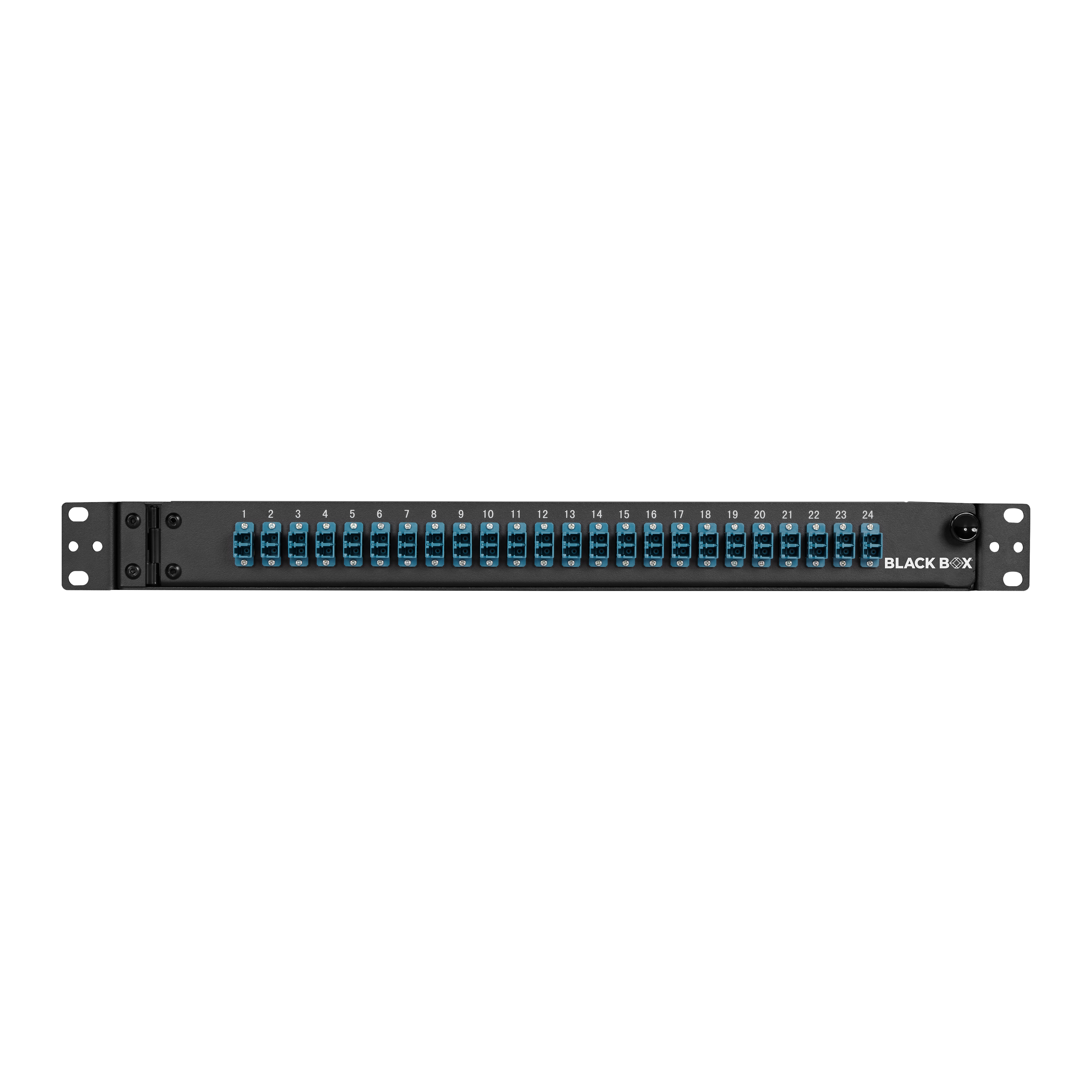Rackmount Duplex Fiber Enclosure - 1U, Preloaded | Black Box