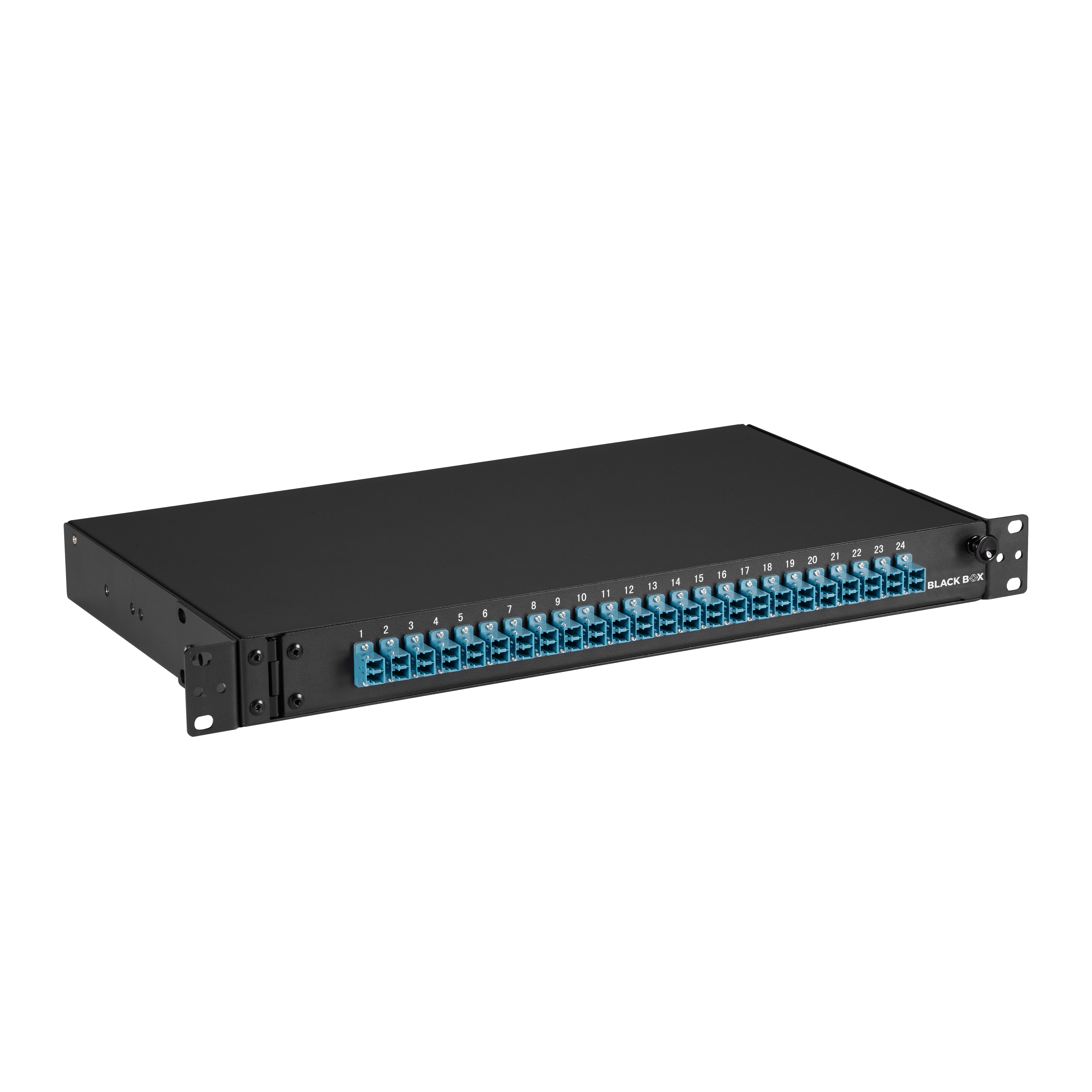 Rackmount Duplex Fiber Enclosure - 1U, Preloaded | Black Box