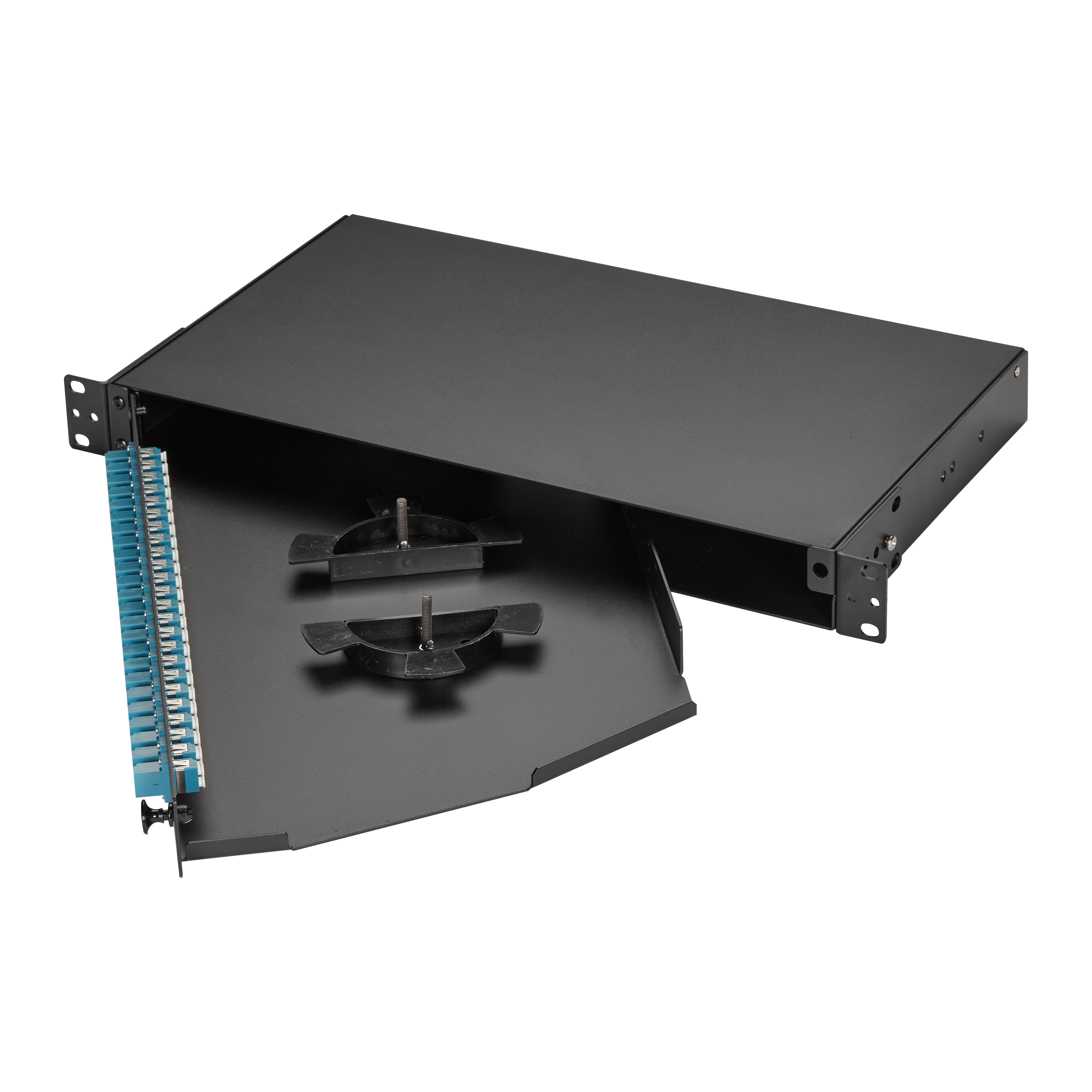 Rackmount Duplex Fiber Enclosure - 1U, Preloaded | Black Box