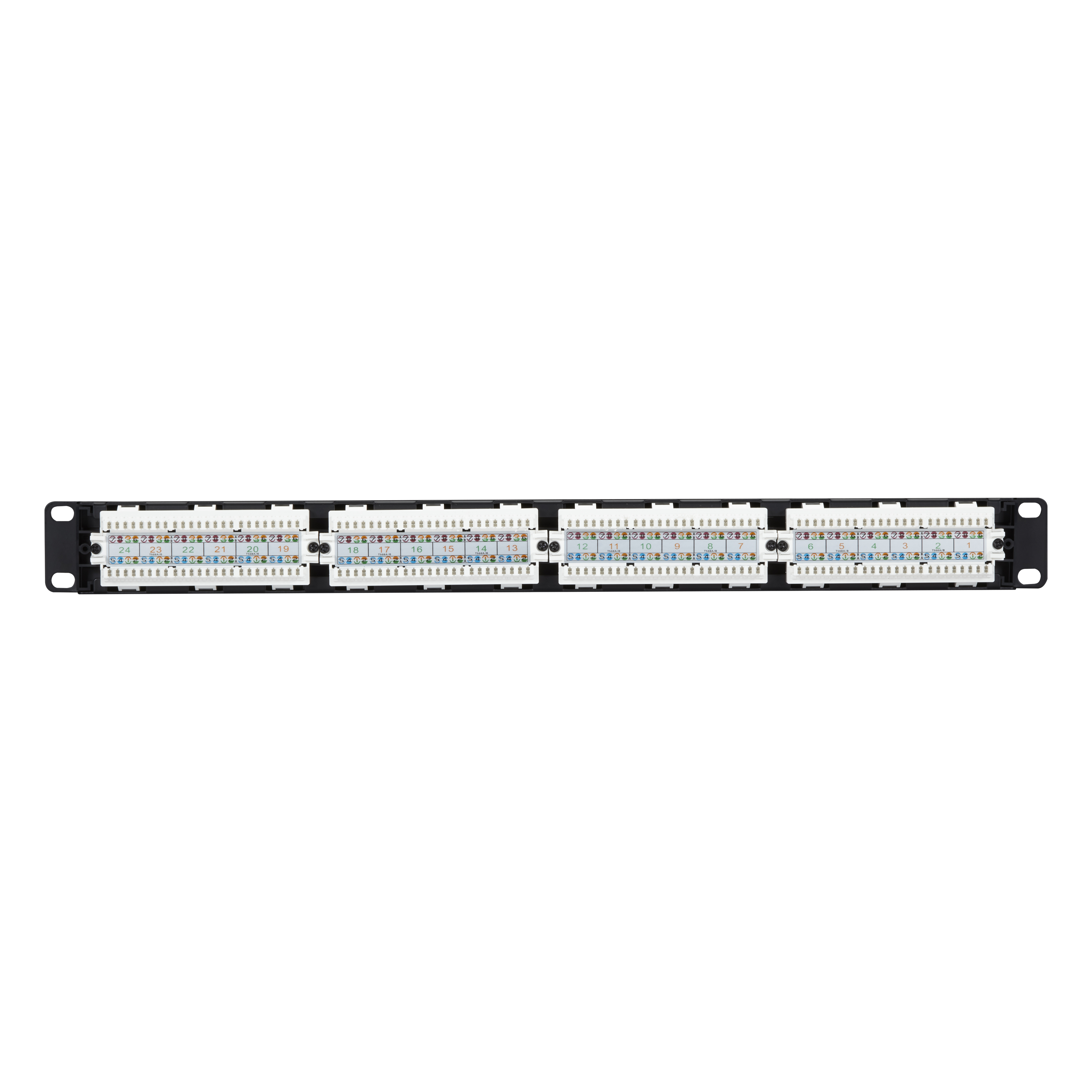 カムパネルラ　BLK CAT6 Punchdown Patch Panel - Unshielded | Black Box