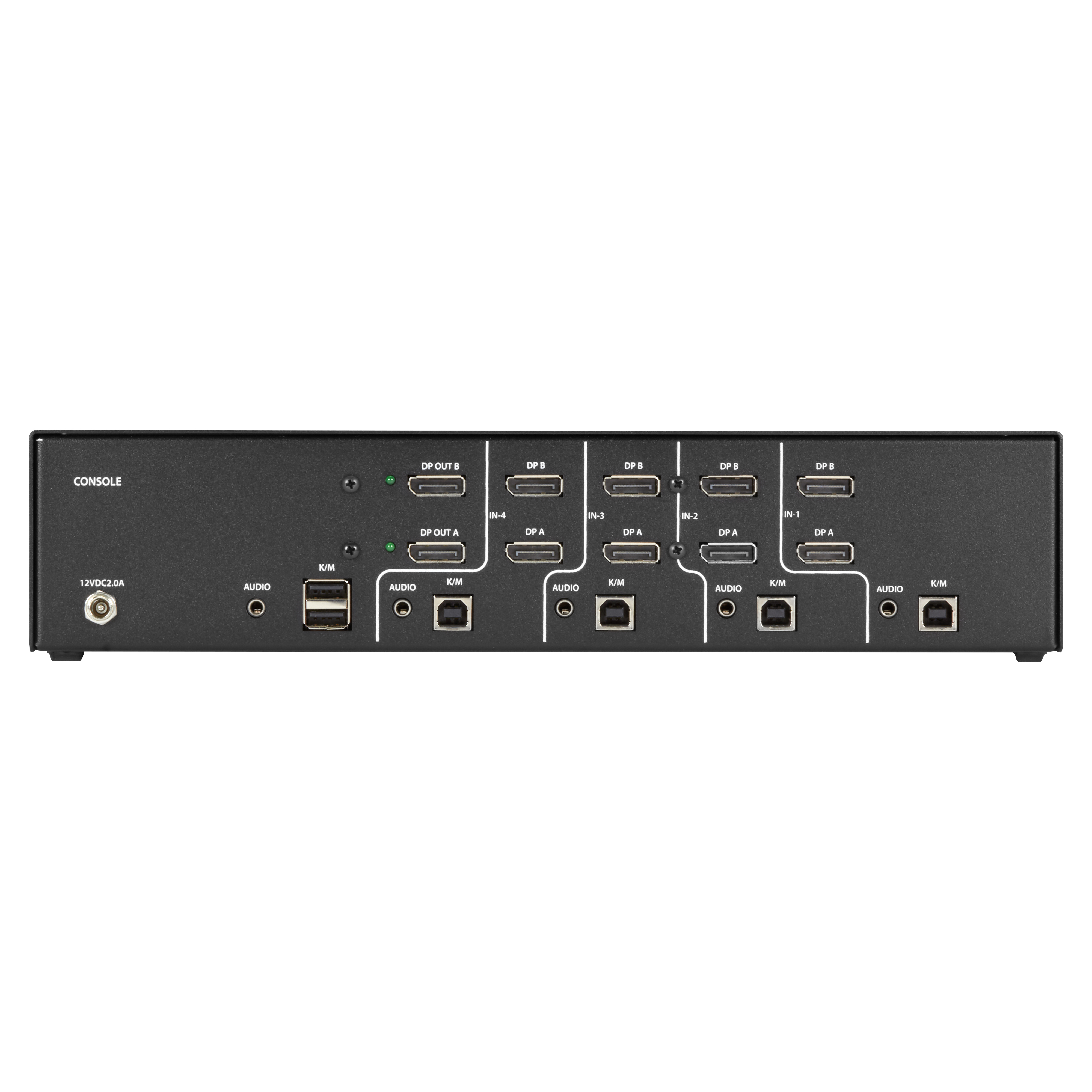 KVM Switch NIAP 3.0 - Dual-Monitor, DP 4K30, USB HID, Audio