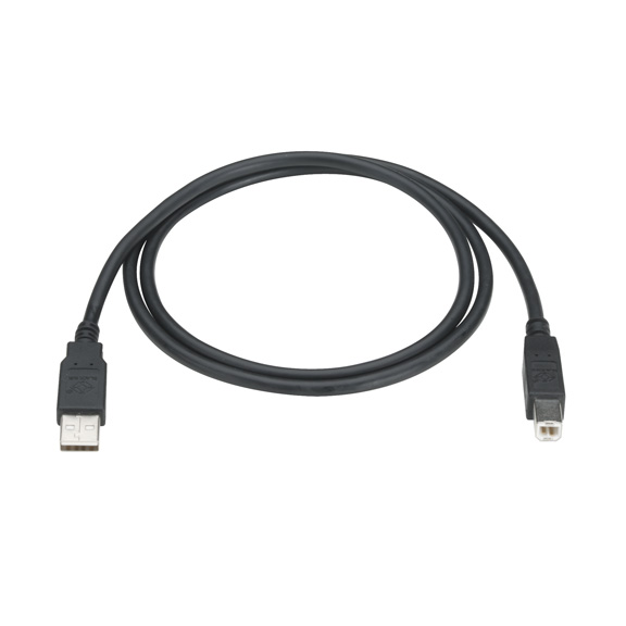USB 2.0 Cable - Type-A to Type-B, Male/Male, Black | Black Box