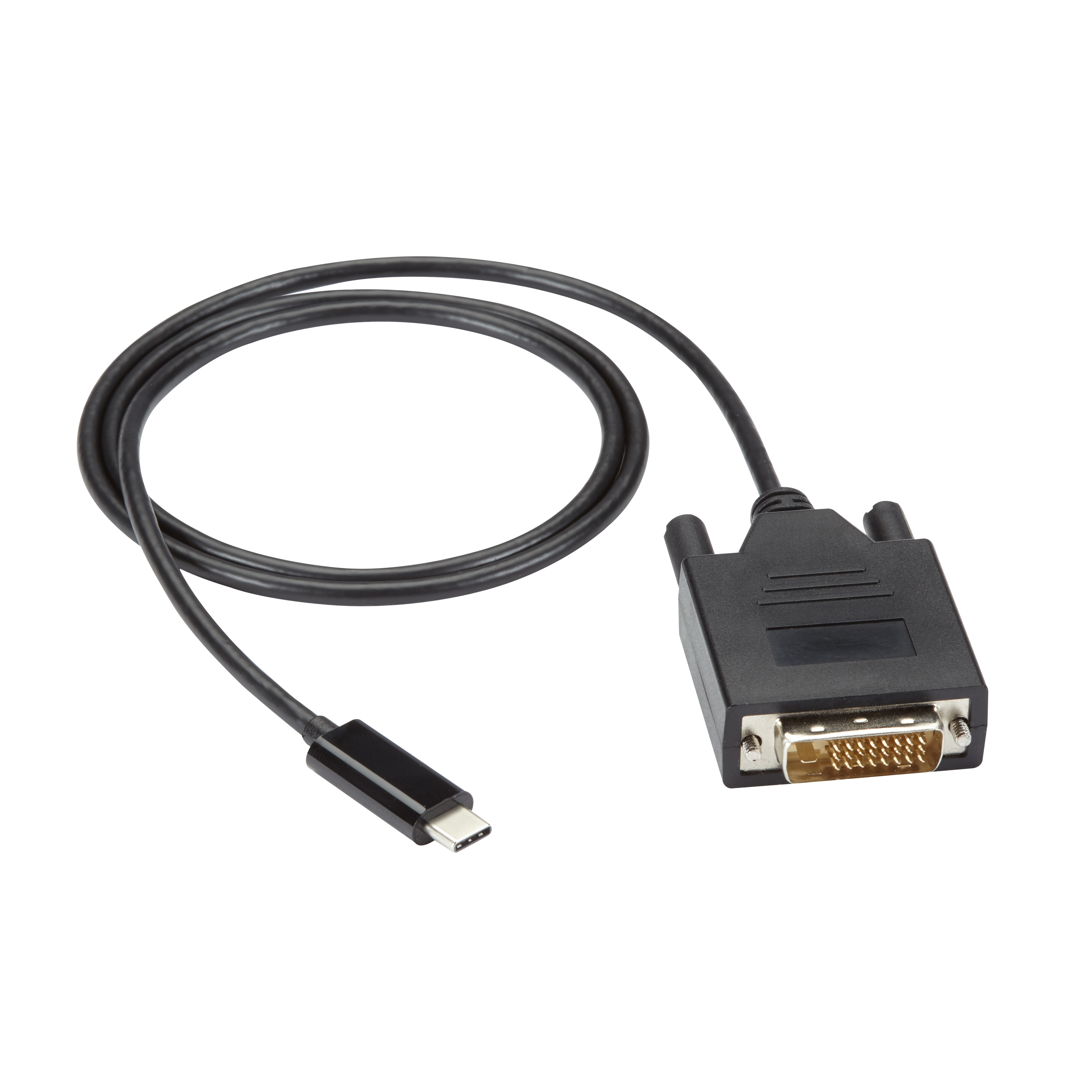 USB C to DVI Adapter Cable 1080p HD Black Box