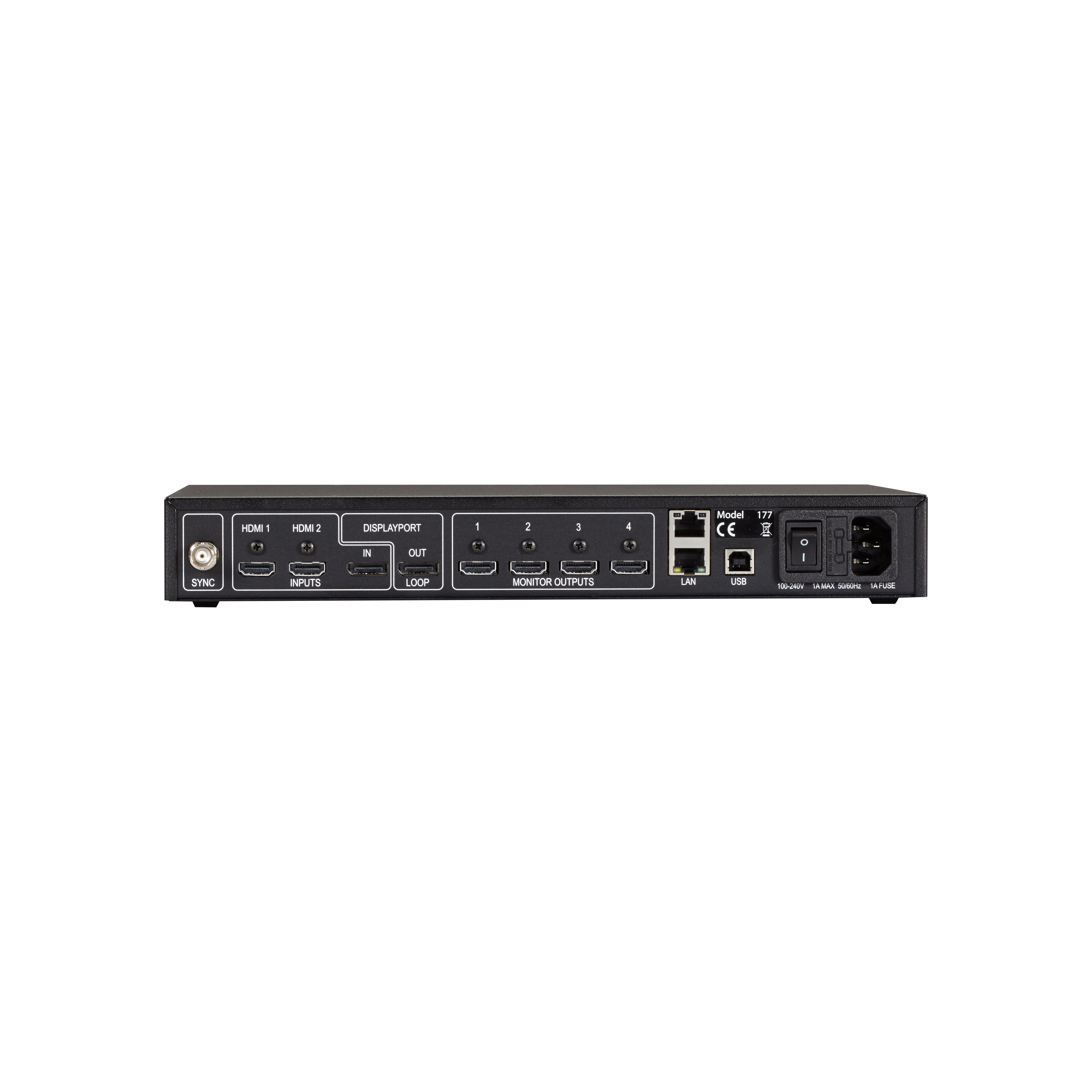 Architectural 4K Video Wall Controller | Black Box Architectural 4K Video Wall Controller | Black Box