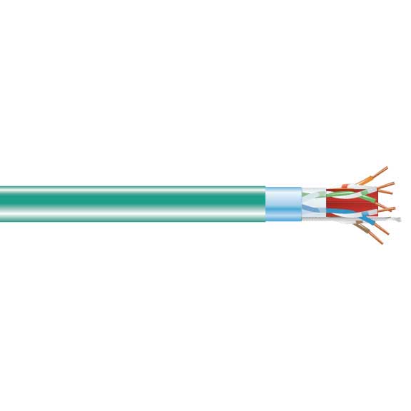 CAT6A 650-MHz Solid Bulk Cable F/UTP CMR PVC 1000FT Spool | Black Box