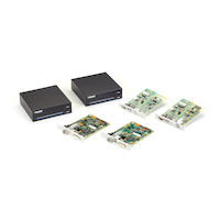 DKM Modular KVM Extender Kit - 2-Slot Chassis with DVI-D, Embedded USB 2.0, RS232, Audio, (1) Singlemode Fiber