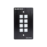 Wallplate Control Panel - RS232, 8-Button