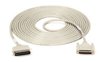 Parallel Laser-Printer Cable - Centronics Male, DB25 Male, 25-ft. (7.6-m)