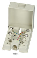 Wallmount Block - RJ11, 4-Wire