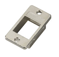 Panel Mount Bezel - Keystone Opening, Silver