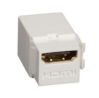 GigaStation2 Snap Fitting Jack - HDMI, Female/Female, Office White