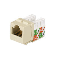 GigaTrue® 2 CAT6 Keystone Jack - Unshielded, 110 Punchdown Type, TAA