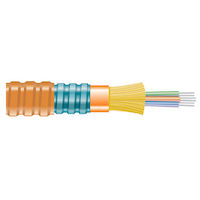 OM1 62.5/125 Multimode Bulk Fiber Optic Distribution Cable - Indoor, Interlocking Armored, Tight-Buffered, OFCP Plenum
