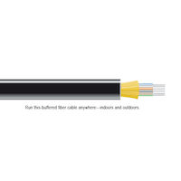 OM1 62.5/125 Multimode Bulk Fiber Optic Distribution Cable - Indoor/Outdoor, Tight-Buffered, OFNP Plenum