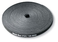 Hook and Loop Cable Wrap -0.625-in., Black, 75-ft. (22.8-m) Roll