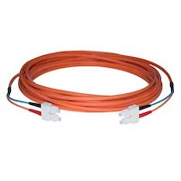 Premium OM2 50/125 Multimode Fiber Optic Patch Cable - Ruggedized, LSZH