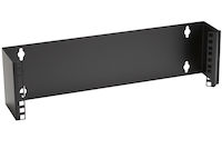 Wallmount Bracket - 3U, 19-in. W, 4-in. D, M5 Square Holes