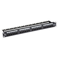 GigaTrue® CAT6 Patch Panel - 1U, Unshielded, 24-Port