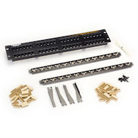 GigaTrue® CAT6 Patch Panel - 2U, Unshielded, 48-Port