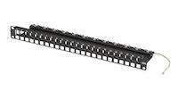 Modular Patch Panel with Built-in Cable Management - 24-Port