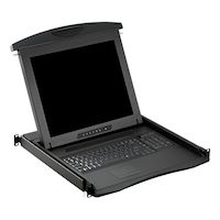 KVM LCD Console Tray - 17-in., Single-Rail, SXGA