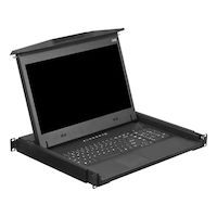 KVM LCD Console Tray - 17-in., Single-Rail, Ultra Short Depth, 4K