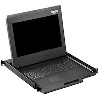 KVM LCD Console Tray - 16.2-in., Single-Rail, WUXGA