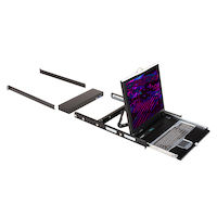 ServTray KVM LCD Console Tray and Switch - 19-in., 8-Port, Single-Rail, VGA, PS/2