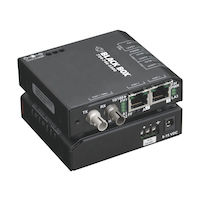 LBH100 Series Fast Ethernet (100-Mbps) Hardened Temperature Switch - 10/100-Mbps Copper RJ45, 100-Mbps Singlemode Fiber, 1310nm, 15km, 220V AC-Power