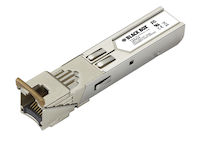 LFP410 Series Gigabit (1.25-Gbps) Extreme Temperature SFP with Extended Diagnostics - (1) 1.25-Gbps Copper RJ45, SerDes, 100m