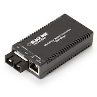 MultiPower Miniature Gigabit Ethernet (1000-Mbps) Media Converter - 1000-Mbps Copper to 1000-Mbps Singlemode Fiber, 1310nm, 10km, SC