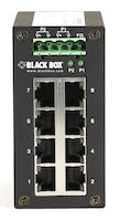 LGH008A Series Gigabit Ethernet (1000-Mbps) Hardened Temperature Switch - (8) 10/100/1000-Mbps Copper RJ45