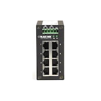 LGH008A Series Gigabit Ethernet (1000-Mbps) Hardened Temperature Switch - (8) 10/100/1000-Mbps Copper RJ45