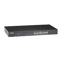 LGT616 シリーズ ギガビットイーサネット（1000Mbps）Webスマートスイッチ – 16ポート RJ45銅線接続（10/100/1000Mbps対応）