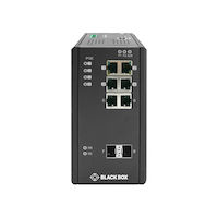 LIE1000 Series Gigabit Ethernet (1000-Mbps) Extreme Temperature Managed PoE+ Switch - (4) 10/100/1000-Mbps Copper RJ45 PoE+, (2) 10/100/1000-Mbps Copper RJ45, (2) 100/1000-Mbps SFP