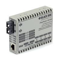 FlexPoint Fast Ethernet (100-Mbps) Media Converter - 10/100-Mbps Copper to 100-Mbps Multimode Fiber, 1300nm, 2km