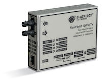 FlexPoint Fast Ethernet (100-Mbps) Media Converter - 100-Mbps Copper to 100-Mbps Multimode Fiber, 1310nm, 5km