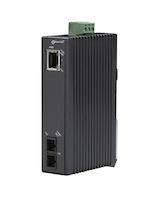 LMC270 Series Fast Ethernet (100-Mbps) Industrial Media Converter - 10/100-Mbps Copper to 100-Mbps Multimode Fiber, Hardened Temperature, 1300nm, 2km
