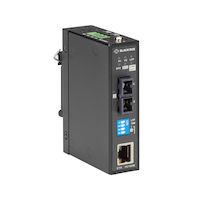 LMC280 Series Fast Ethernet (100-Mbps) Industrial Media Converter - 100-Mbps Copper to 100-Mbps Singlemode Fiber, 1310nm, 30km, SC