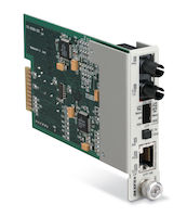 Dynamic Fiber Conversion System Fast Ethernet (100-Mbps) Managed Media Converter - 100-Mbps Copper to 100-Mbps Multimode Fiber, 1310nm, 5km