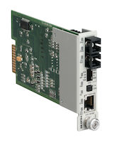Dynamic Fiber Conversion System Fast Ethernet (100-Mbps) Managed Media Converter - 10/100-Mbps Copper to 100-Mbps Singlemode Fiber, 1310nm, 30km, ST