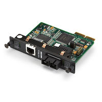 HDMCS II Fast Ethernet (100-Mbps) Managed Media Converter - 100-Mbps Copper to 100-Mbps Multimode Fiber, 1300nm, 2km