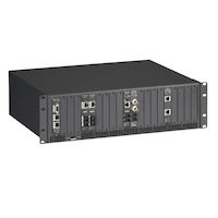 HDMCS II Managed Media Converter Chassis - 20-Slot, Rackmount, Dual AC Power